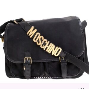 Moschino Large Nylon Messenger Bag vintage